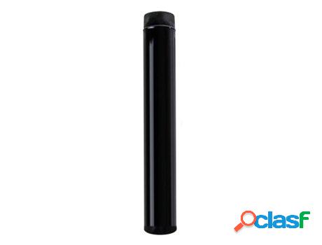 Wolfpack tubo de estufa acero vitrificado negro ø 150 mm.