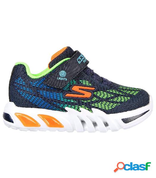 Zapatillas Skechers S Lights Flex Glow Elite Niños Navy
