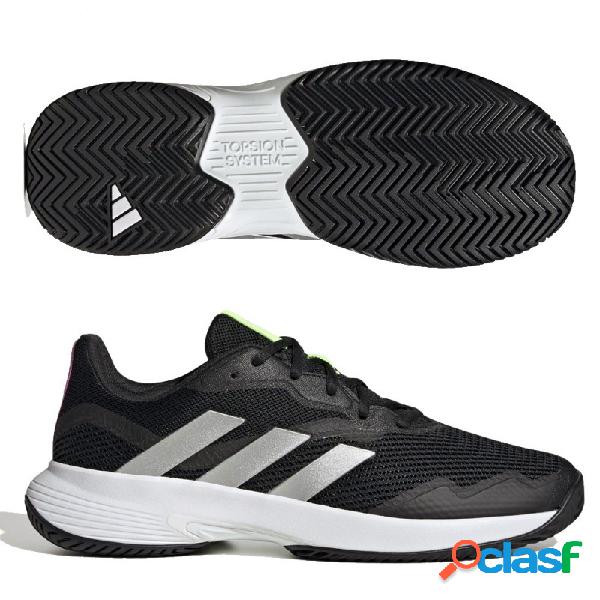 Zapatillas adidas courtjam control m core black silver white