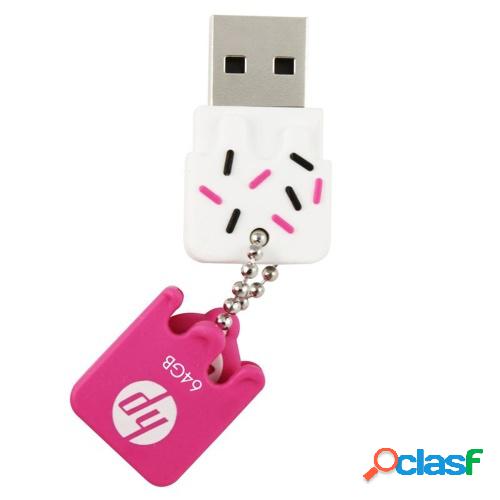 hp 16GB USB2.0 U Disk Unidad flash USB portátil a prueba de