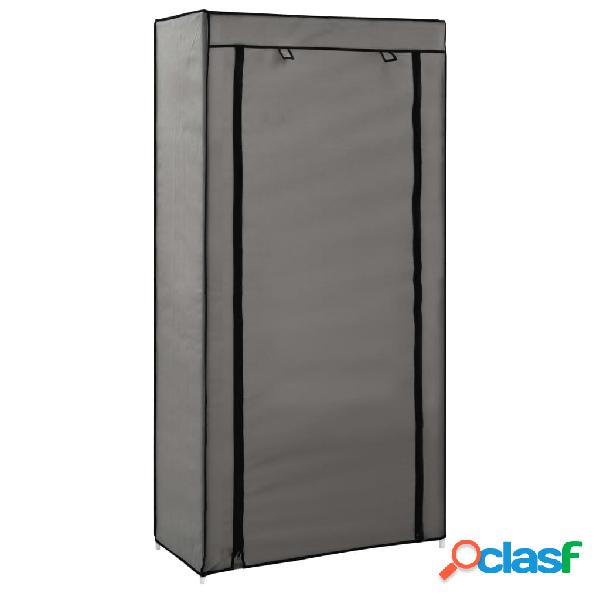 vidaXL 282430 Shoe Cabinet with Cover Grey 58x28x106 cm