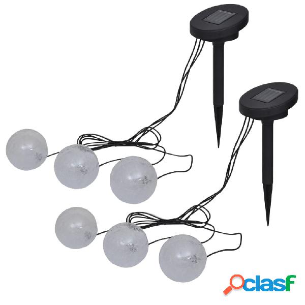 vidaXL Lámparas flotantes LED para estanque y piscina 6