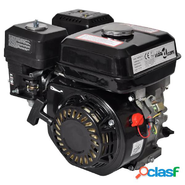 vidaXL Motor de gasolina negro de 6,5 HP y 4,8 kW