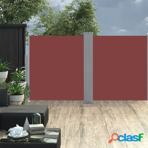 vidaXL Toldo lateral retráctil marrón 170x600 cm
