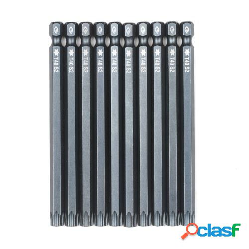 10-Piece Security Torx Bit Set 1/4-inch Drive Tamper Proof