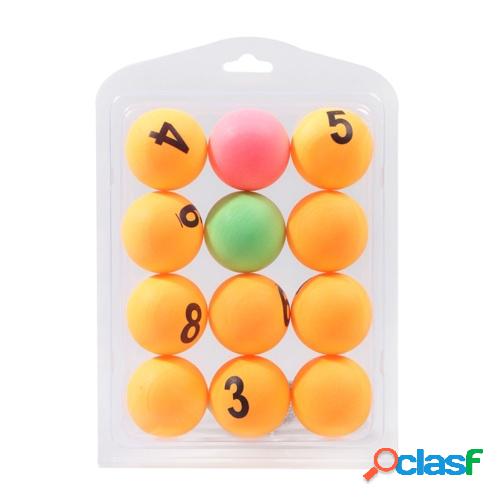 12 piezas de bolas de ping pong coloridas bolas de