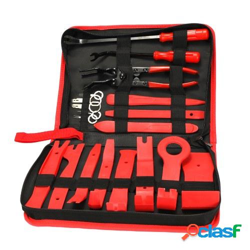 19pcs Auto Car Audio Radio Panel de puerta interior DIY