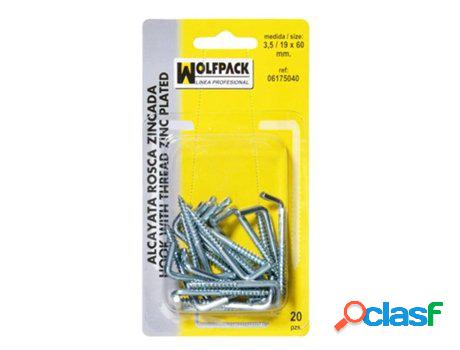Alcayatas rosca zincada 2,7 / 17x40 mm. (blister 40 piezas)