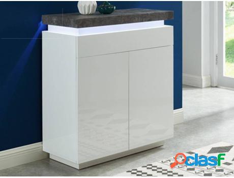 Aparador VENTA-UNICA Halo (Gris, Blanco - Madera - 100x90x40