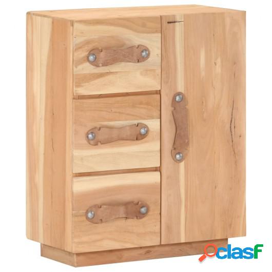 Aparador de madera maciza reciclada 60x30x75 cm