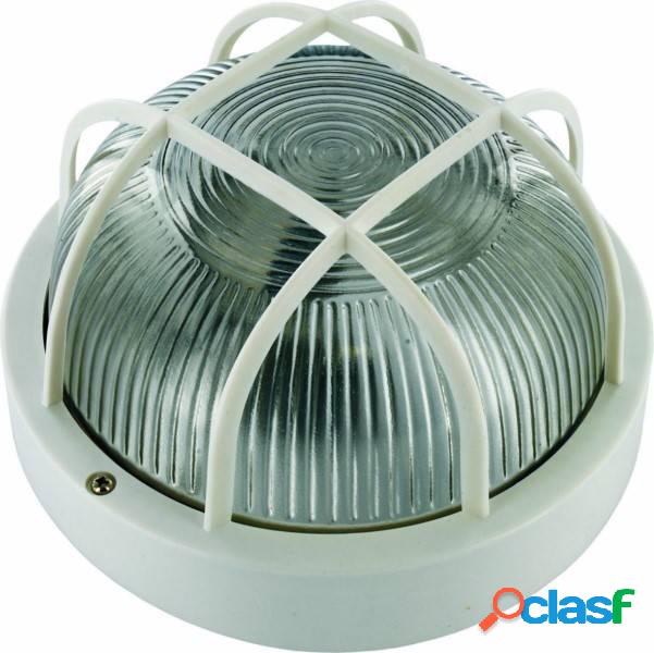 Aplique Iluminacion Exterior Redondo 60W E27 Blanco
