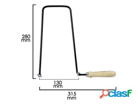 Arco marqueteria wolfpack 130x280 mm.