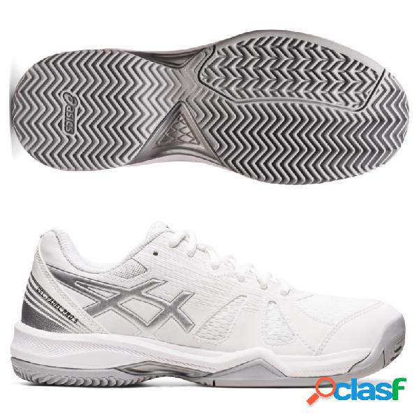 Asics gel padel pro 5 white pure silver 40,5