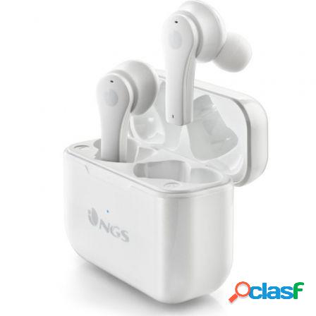 Auriculares bluetooth ngs artica bloom con estuche de carga/