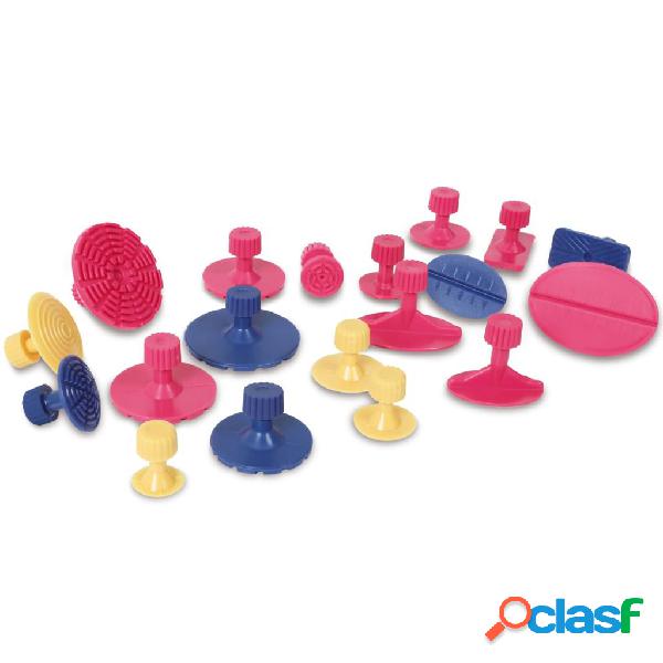 Beta Tools Juego de ventosas de 19 piezas 1366KF 013660205