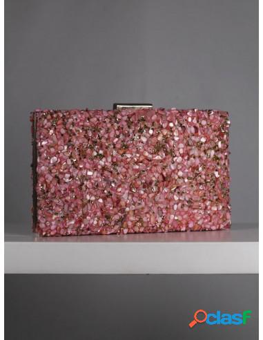 Bolso Cartera De Fiesta Rosa