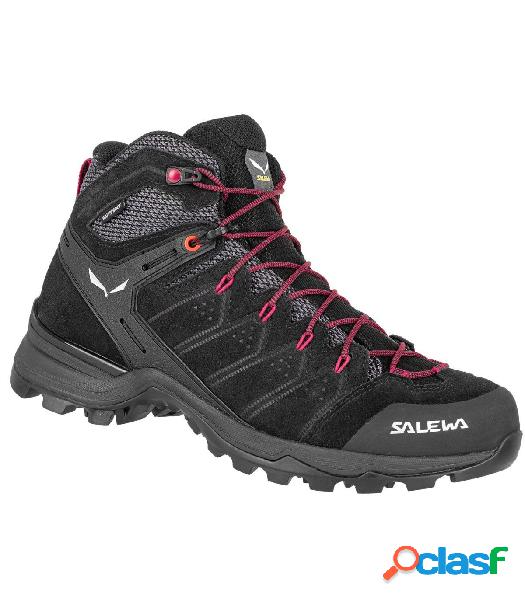 Botas Salewa WS Alp Mate MID WP Mujer Black Pink 40.5