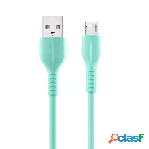 Cable de carga tipo C Cable de carga rápida 2A Silicona