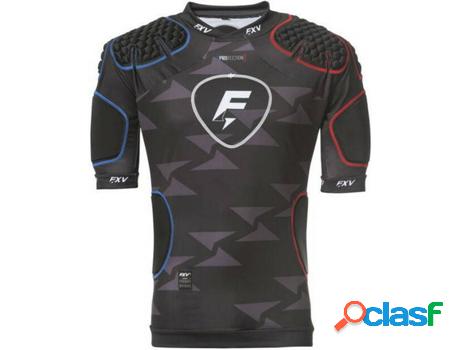 Camiseta de Deporte Acolchada FORCE XV Egide Negro (L)