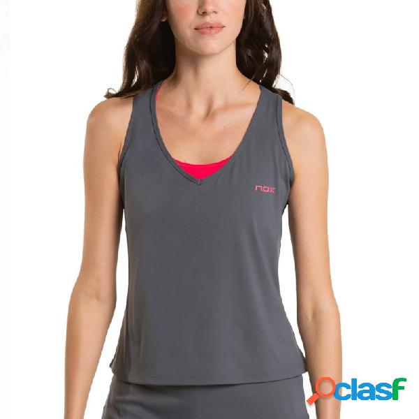 Camiseta nox tirantes pro fit dark grey l