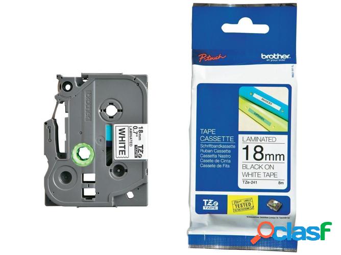 Cinta BROTHER TZeN241 no laminada