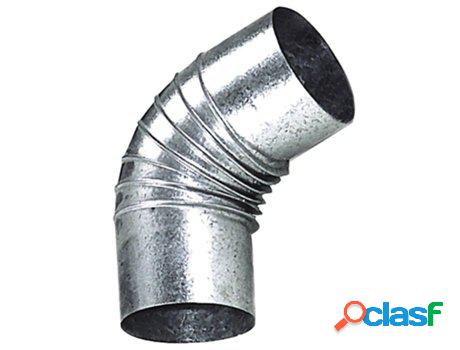 Codo estufa galvanizado de 150 mm. 90°.