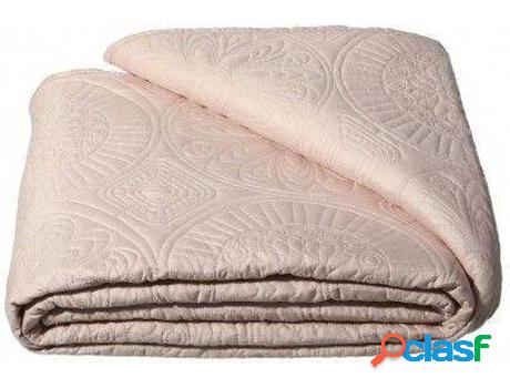Colchas HOGAR Y MÁS Bouti De Poliester Beige (240 x 260 cm)