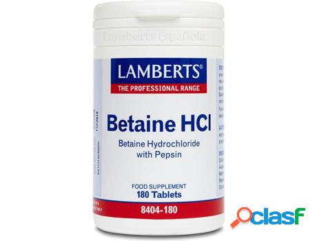 Complemento Alimentar LAMBERTS Betaina Hcl 324 Mg 180 Tabs