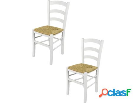 Conjunto de 2 Sillas T M C S Venezia 140BIA (Blanco -