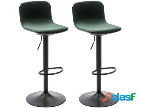 Conjunto de 2 Taburetes Altos VENTA-UNICA Raphaelo (Verde