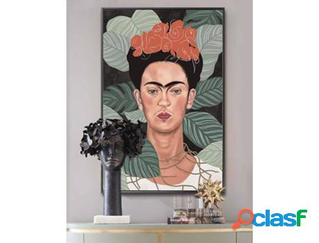 Cuadro VENTA-UNICA Frida (Multicolor - 90x60x2.5 cm)