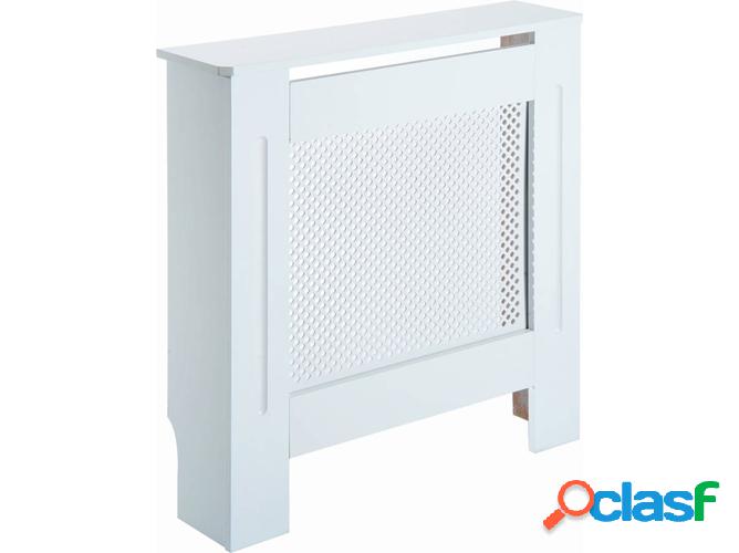 Cubierta de Radiador HOMCOM 820-061 Blanco (MDF - 78 x 19 x