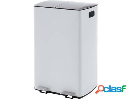 Cubo de Basura VENTE-UNIQUE Ganem (Blanco - Metal -