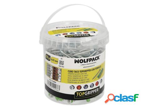 Cubo tacos topgripper bimaterial con tornillos ø 6 mm. 250