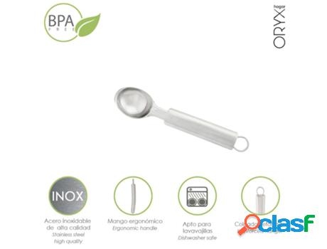 Cuchara para helados acero inoxidable 4 x 21,5 (alt) cm.