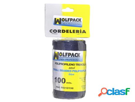 Cuerda trencilla polipropileno azul (bobina 100 metros)