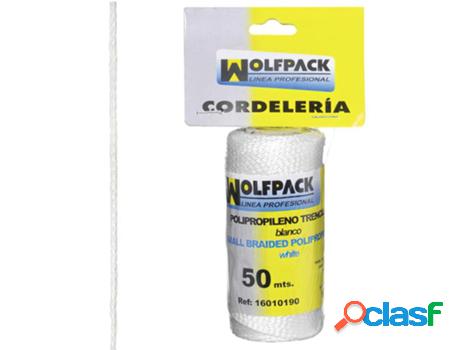 Cuerda trencilla polipropileno blanco (bobina 50 metros)