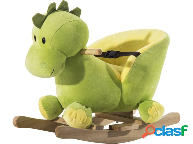Dinosaurio de Balancín HOMCOM (60x33x45cm)