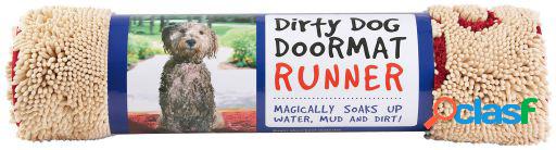 Dirty Dog Doormat Runner 152x76 cm Marrón Dog Gone Smart