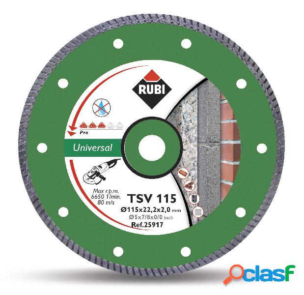 Disco Corte General Obra 115 Mm Diamante Basic Line Tsv 115
