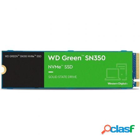 Disco ssd western digital wd green sn350 1tb/ m.2 2280 pcie