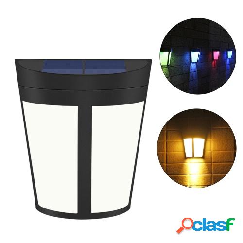 Energía solar 6 LED Aplique de pared Lámpara de pared para