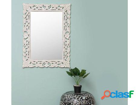 Espejo OZAIA Manele (Blanco - Aglomerado - 80x60x40 cm)