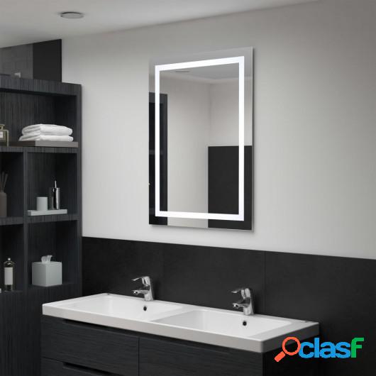 Espejo de baño con LED y sensor táctil 60x80 cm