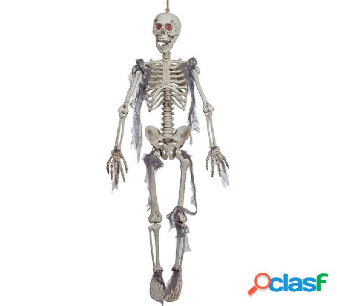 Esqueleto colgante con luz 91 cm