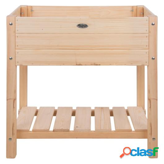 Esschert Design Mesa de cultivo vacía madera clara S