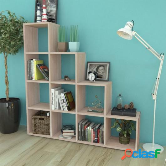 Estantería librería en forma de escalera 142 cm color