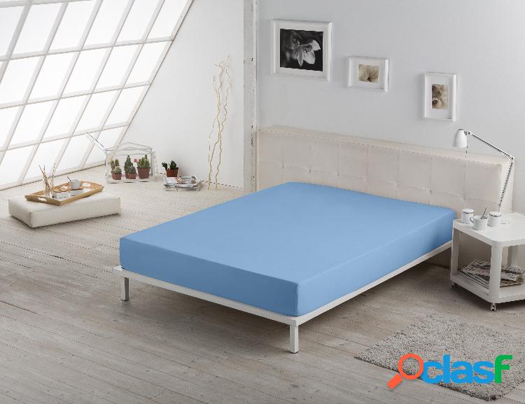 Estelia Sábana bajera ajustable color azul claro. 50%
