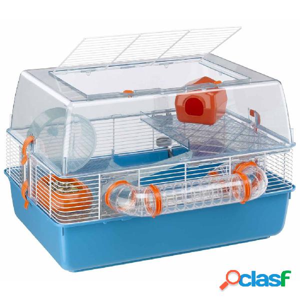 Ferplast Jaula para hámsters Duna Fun azul 55x47x37,5 cm