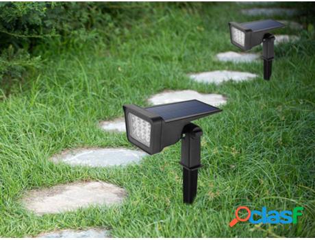 Foco SOLARGEO Linka (Negro - ABS - 3x17x11 cm)